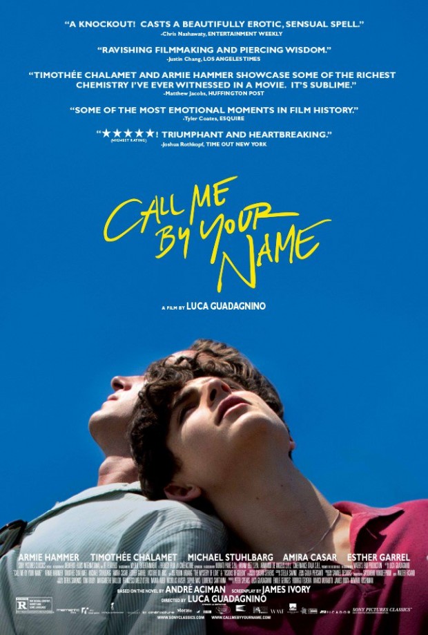 Filmplakat CALL ME BY YOUR NAME