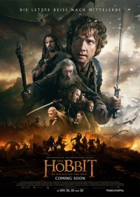 Filmplakat Der Hobbit - Die Schlacht der fnf Heere