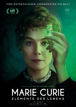 Filmplakat MARIE CURIE - Elemente des Lebens