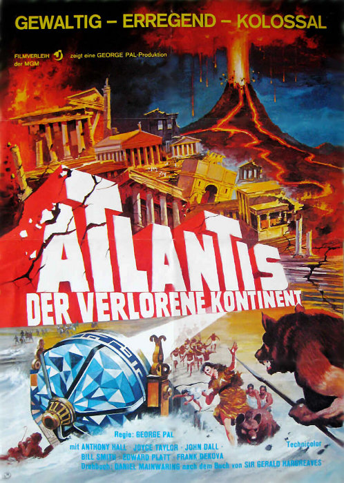 Filmplakat ATLANTIS - Der verlorene Kontinent
