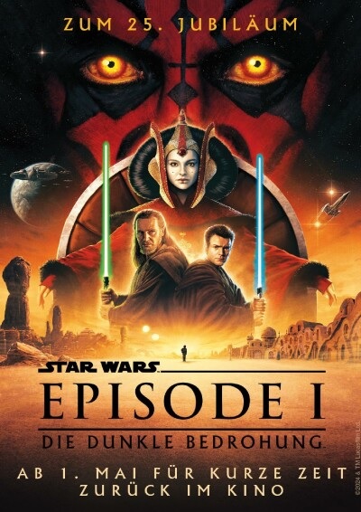 Filmplakat Star Wars: Episode 1 - Die dunkle Bedrohung
